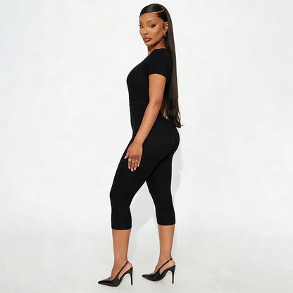 Noir Muse Sculpt Jumpsuit